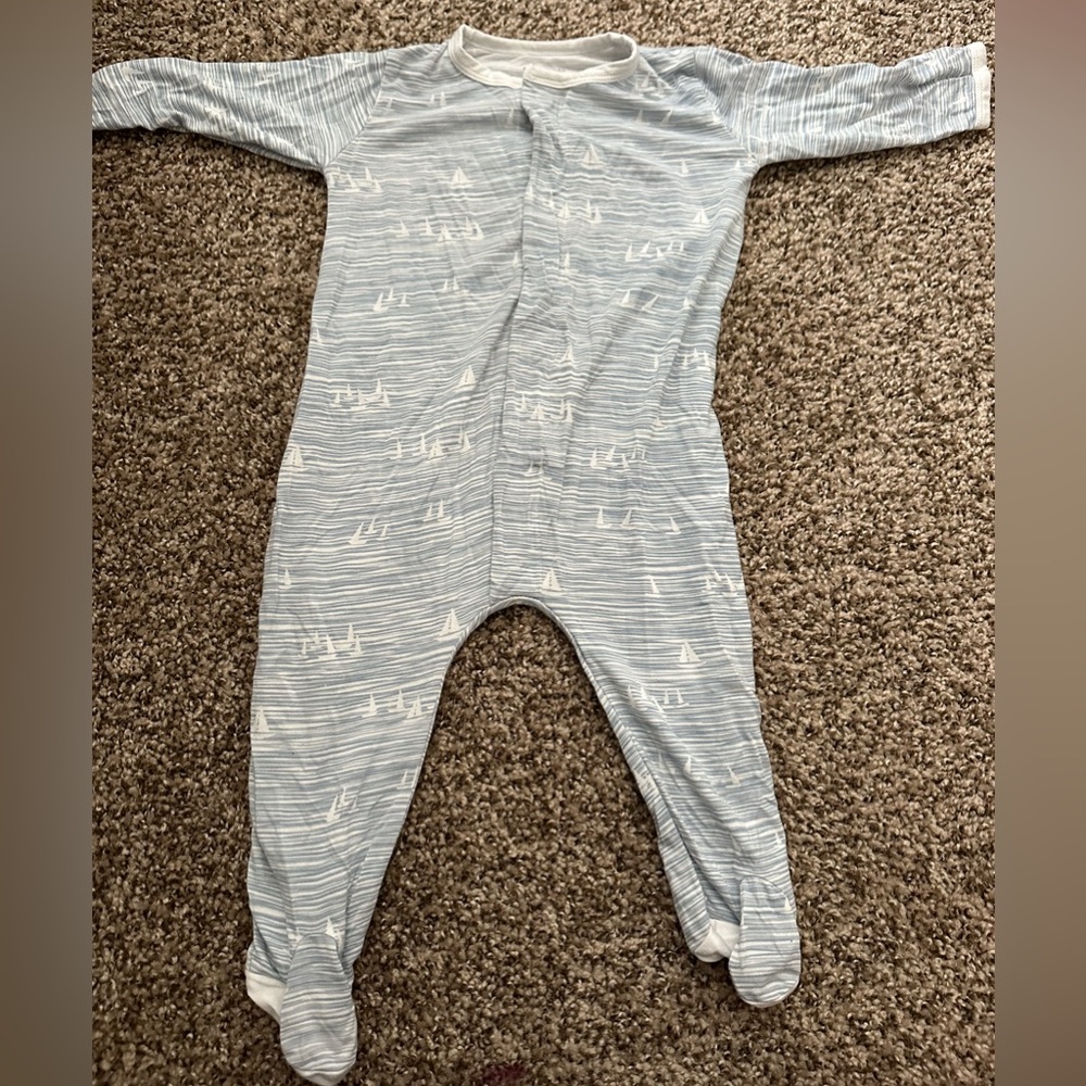 Magnetic me blue sailboat jammies